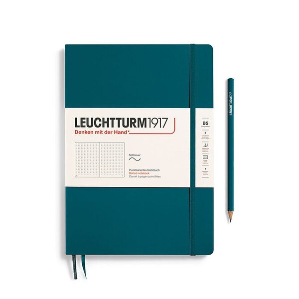 Leuchtturm 1917 Pacific Green Dotted